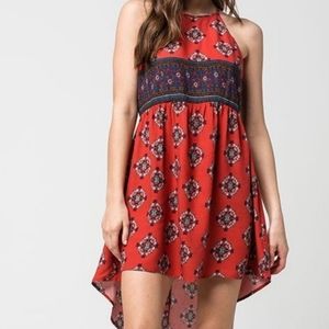 Bohemian halter dress, size Medium